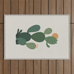 Cat Plants: Cat-tus Outdoor Rug Gallery Image 1