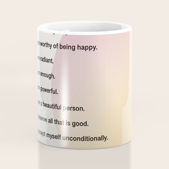 Affirmations | Self Love Coffee Mug Gallery Image 4