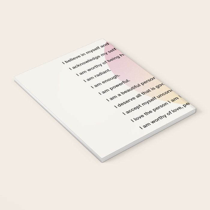 Affirmations | Self Love Notebook Gallery Image 3