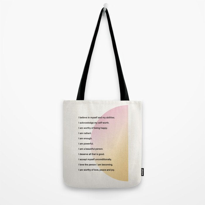 Affirmations | Self Love Tote Bag Gallery Image 2
