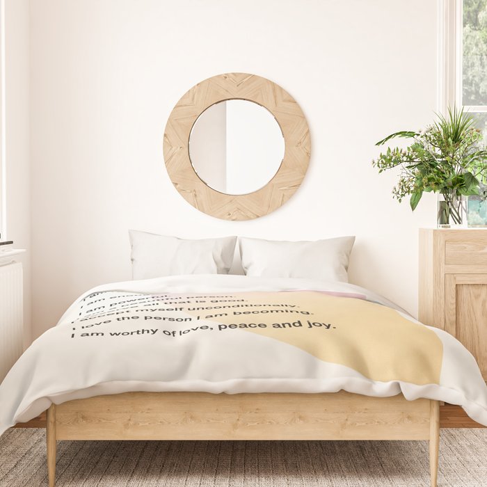 Affirmations | Self Love Duvet Cover Gallery Image 3