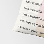 Affirmations | Self Love Pillow Sham Gallery Image 4
