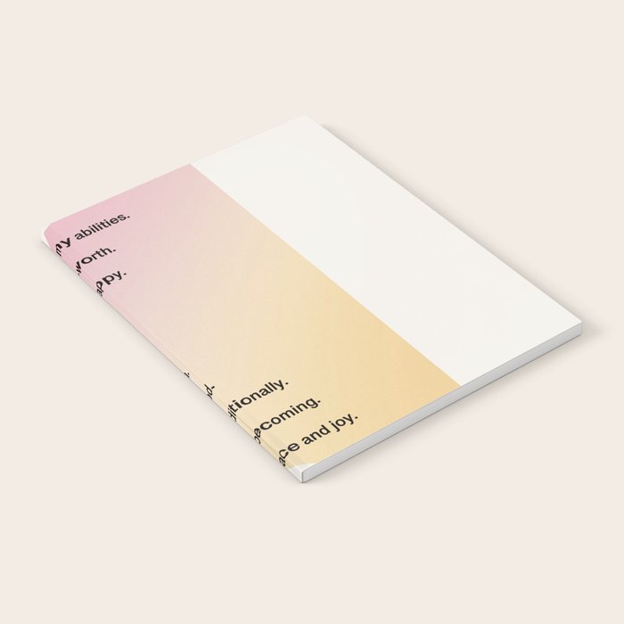 Affirmations | Self Love Notebook Gallery Image 2