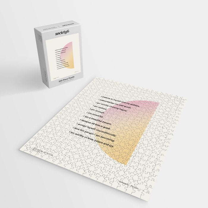 Affirmations | Self Love Jigsaw Puzzle Gallery Image 2