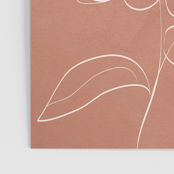 Little Flower Outline on Clay 01 Poster Gallery Image 3
