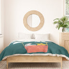Hot cloud baloon - moon and star Duvet Cover Gallery Image 3
