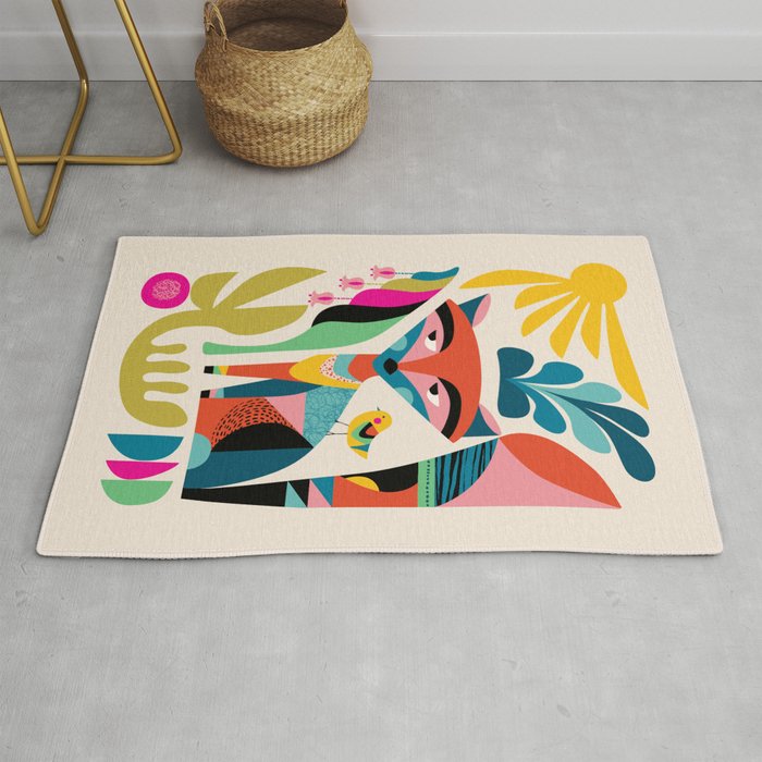 Mid Century Fox Rug Gallery Image 1