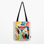 Mid Century Fox Tote Bag Gallery Image 2