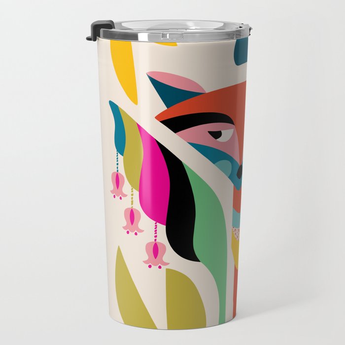 Mid Century Fox Travel Mug Gallery Image 3
