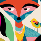 Mid Century Fox Coffee Mug Gallery Image 2