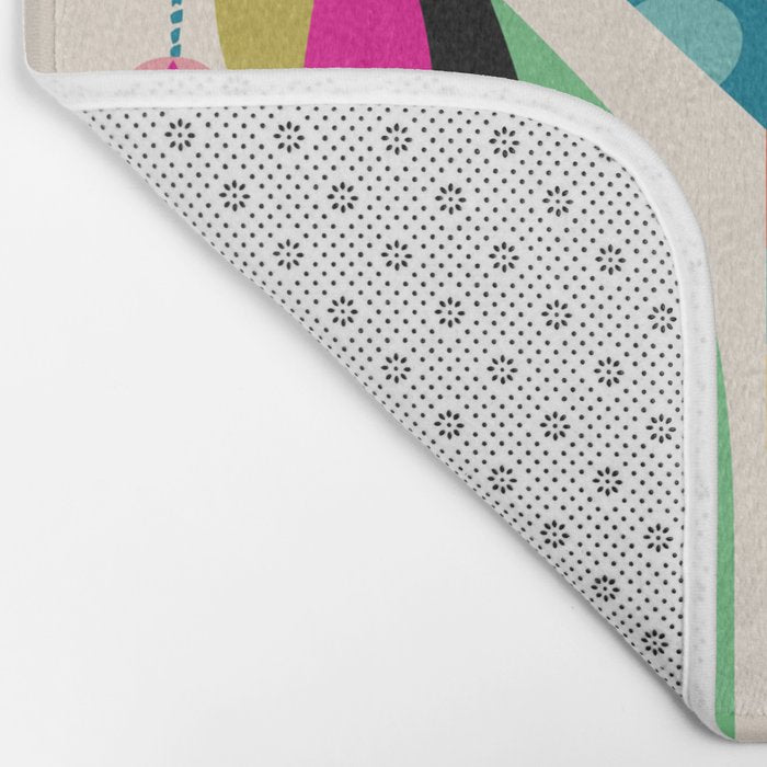 Mid Century Fox Bath Mat Gallery Image 2
