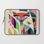 Mid Century Fox Laptop Sleeve Gallery Image 1
