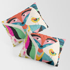 Mid Century Fox Pillow Sham Gallery Image 3