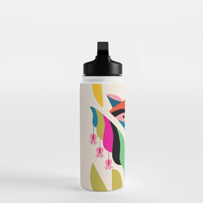 Mid Century Fox Water Bottle Gallery Image 3