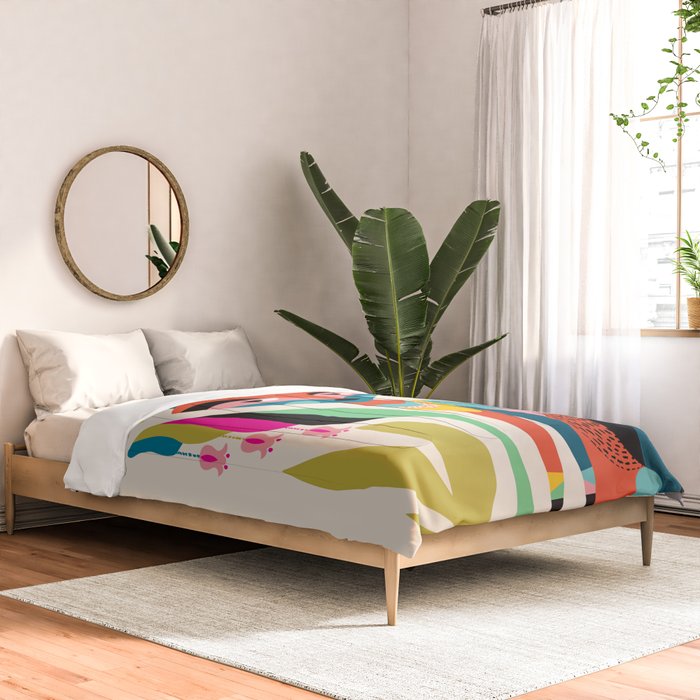 Mid Century Fox Comforter Gallery Image 2