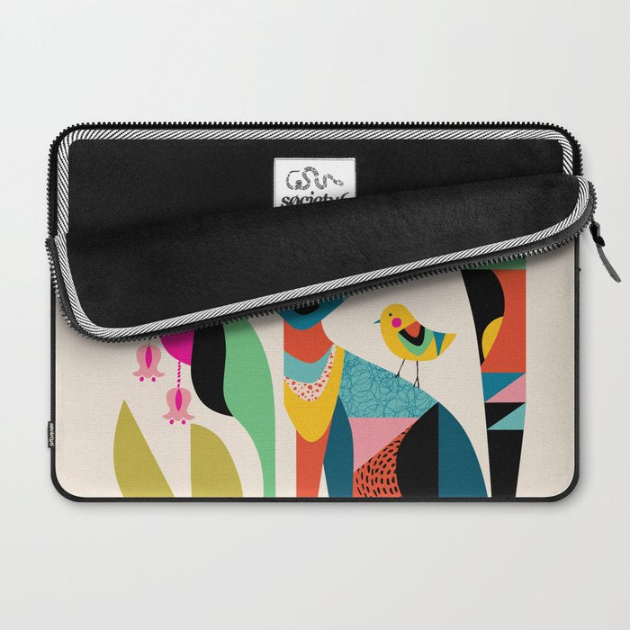 Mid Century Fox Laptop Sleeve Gallery Image 2