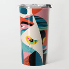 Mid Century Fox Travel Mug Gallery Image 2