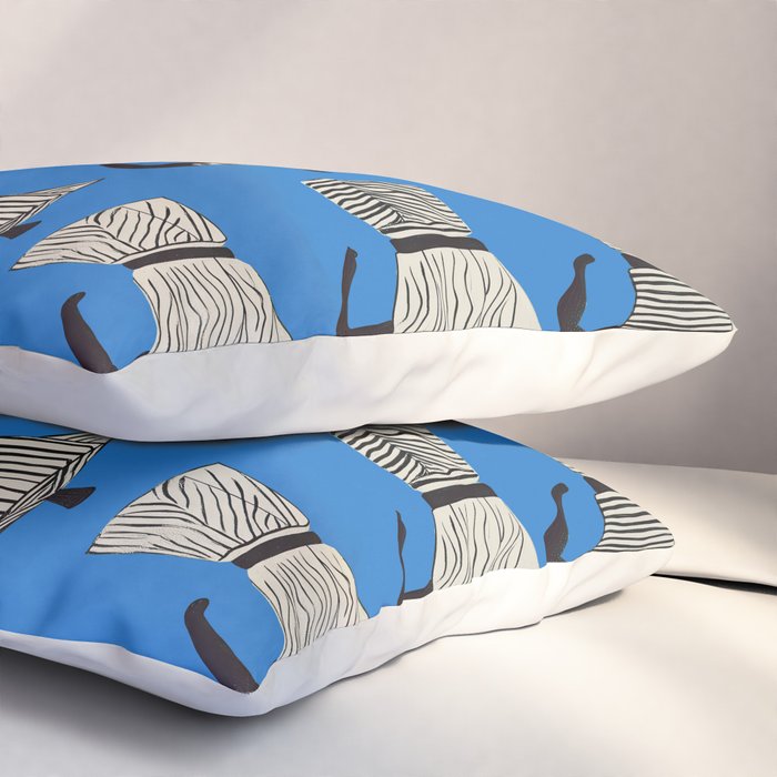Blue Moka Pillow Sham Gallery Image 3