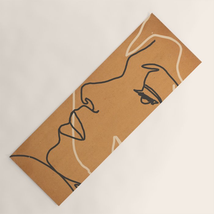 Abstract Face 15 Yoga Mat Gallery Image 1