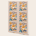Camping Kit - Orange & Blue Wallpaper Gallery Image 2