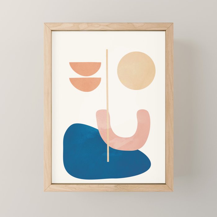 Set Line Flow 03 Mini Art Print Gallery Image 1