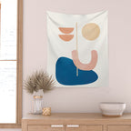 Set Line Flow 03 Wall Tapestry Gallery Image 2