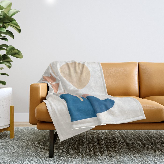 Set Line Flow 03 Throw Blanket Gallery Image 1