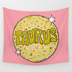 Taurus Disco Ball Wall Tapestry Gallery Image 4