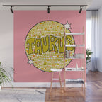 Taurus Disco Ball Wall Mural Gallery Image 1
