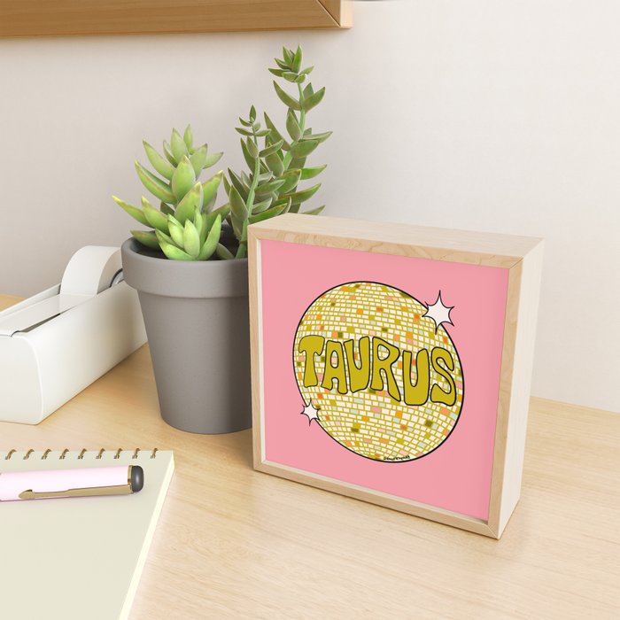 Taurus Disco Ball Mini Art Print Gallery Image 2