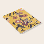  Warm Floral Pattern Notebook Gallery Image 2
