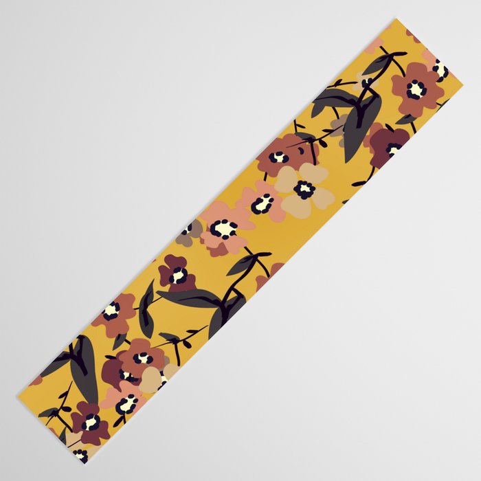  Warm Floral Pattern Table Runner Gallery Image 3