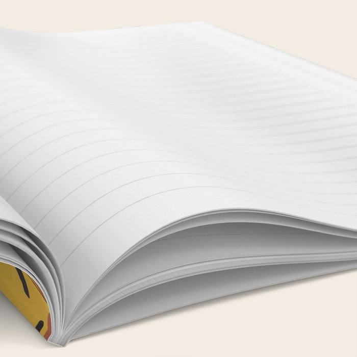 Warm Floral Pattern Notebook Gallery Image 2