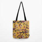  Warm Floral Pattern Tote Bag Gallery Image 2