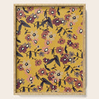  Warm Floral Pattern Serving Tray Gallery Image 1