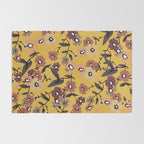  Warm Floral Pattern Rug Gallery Image 2