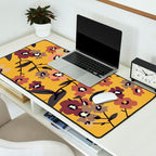 Warm Floral Pattern Desk Mat Gallery Image 2
