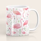 Flamingo Floral Pattern! Coffee Mug Gallery Image 1