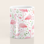 Flamingo Floral Pattern! Coffee Mug Gallery Image 4