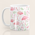 Flamingo Floral Pattern! Coffee Mug Gallery Image 3