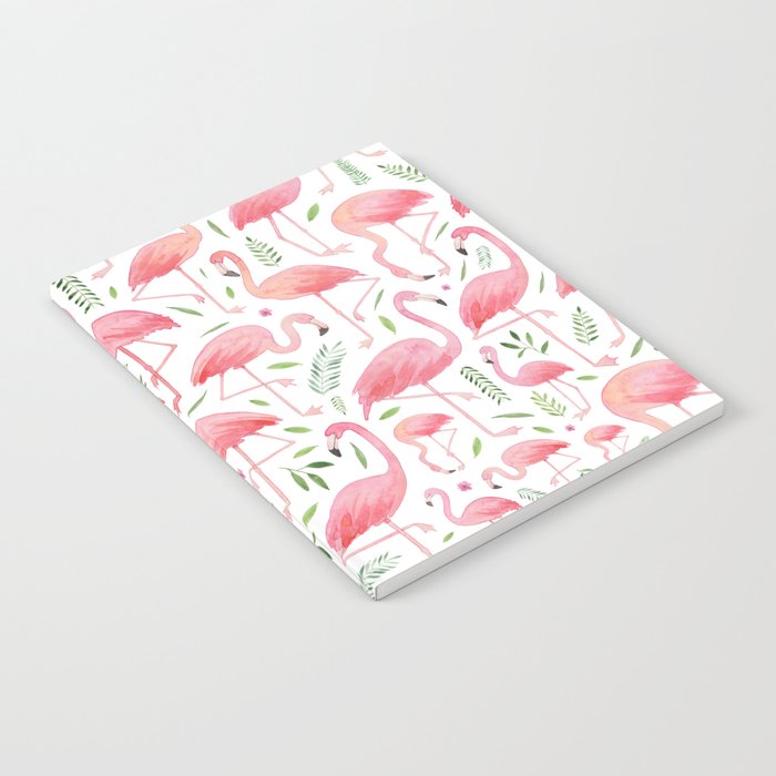 Flamingo Floral Pattern! Notebook Gallery Image 1