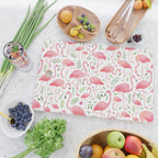 Flamingo Floral Pattern! Cutting Board Gallery Image 2