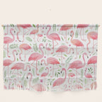Flamingo Floral Pattern! Wall Hanging Gallery Image 1