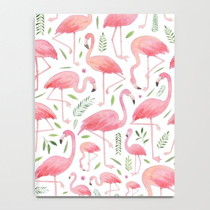 Flamingo Floral Pattern! Notebook Gallery Image 4