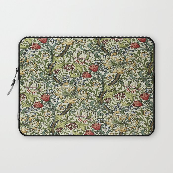 William Morris honeysucklea, Morris floral , No.4, Laptop Sleeve Gallery Image 1
