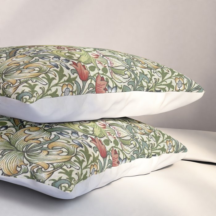 William Morris honeysucklea, Morris floral , No.4, Pillow Sham Gallery Image 3