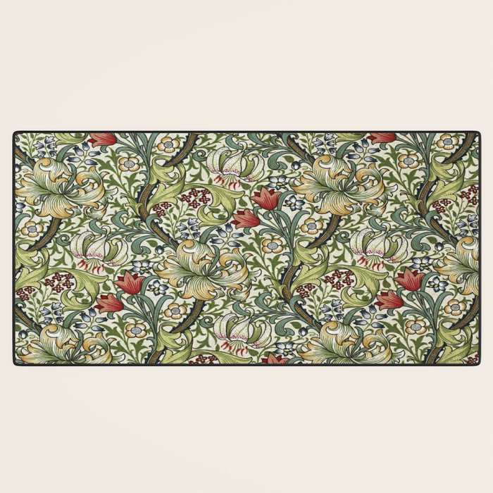 William Morris honeysucklea, Morris floral , No.4, Desk Mat Gallery Image 3