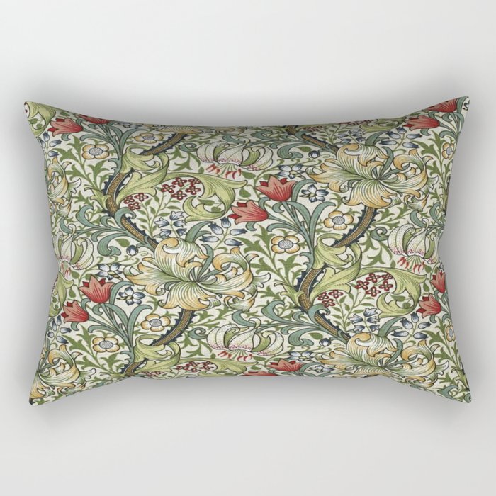 William Morris honeysucklea, Morris floral , No.4, Rectangular Pillow Gallery Image 1