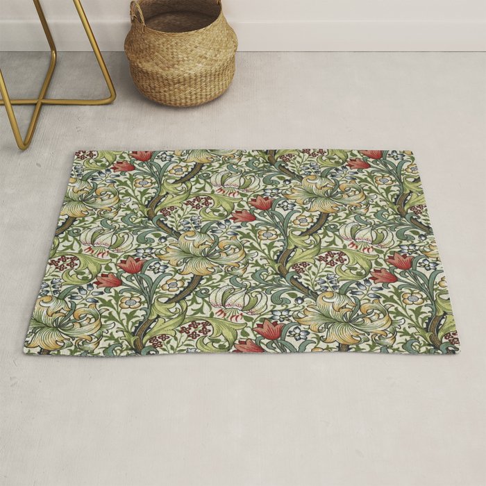 William Morris honeysucklea, Morris floral , No.4, Rug Gallery Image 1