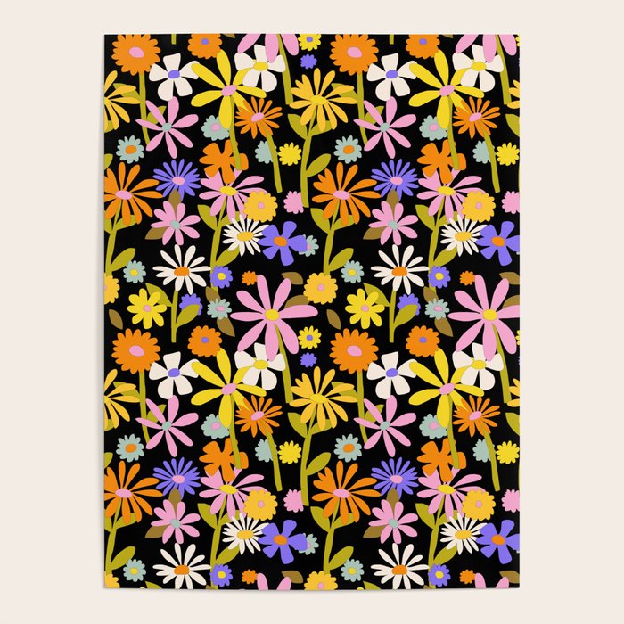 Flower Power Dark Poster Gallery Image 4